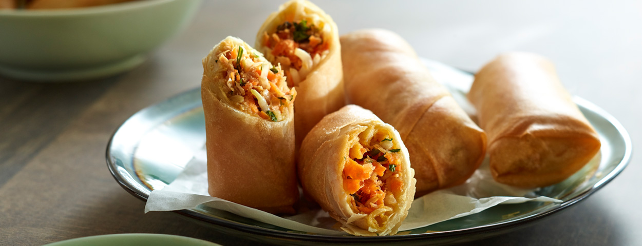 Crispy Tuna Spring Rolls