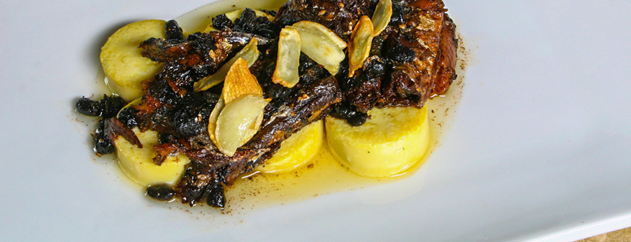 Fried Mackerel And Tofu