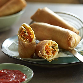 Crispy Tuna Spring Rolls