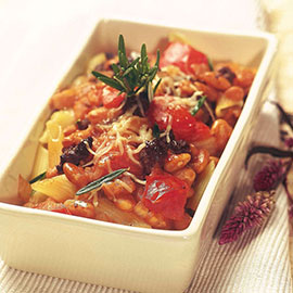 Penne Baked Beans Bolognese