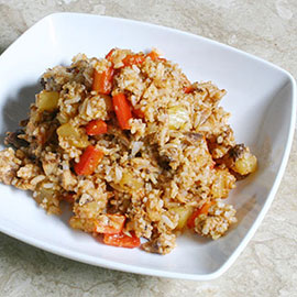 Sardines Fried Rice With Pineapple