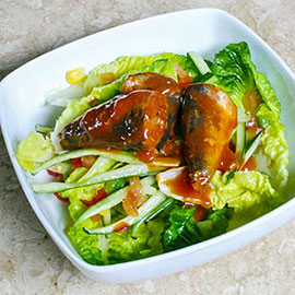 Tomato Salad With Sardines