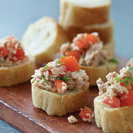 Tuna Tomato Bruschetta