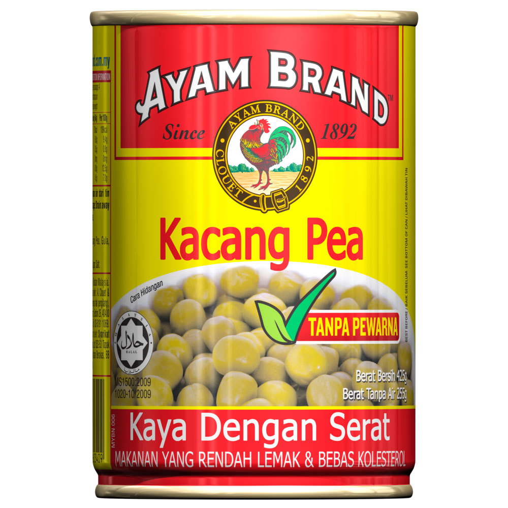 Kacang peas tin